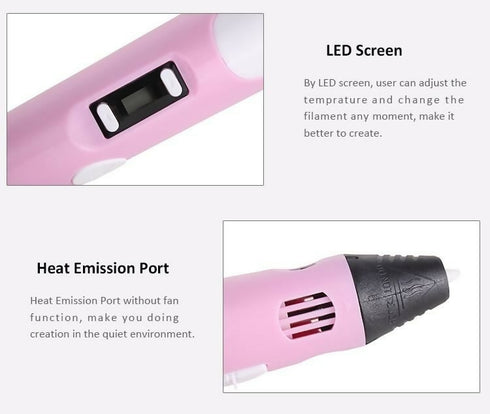 Handheld 3D Printing Drawing Pen
